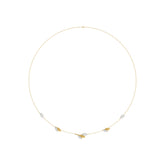 Luxury 10K Yellow Gold Ladies Necklace With Sparkling Round Diamonds. A Refined And Elegant 0.33 Ct Jewelry Piece For Her.