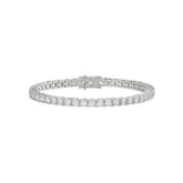 LADIES BRACELET 13CT ROUND DIAMOND 14K WHITE GOLD