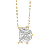 14K YELLOW GOLD 2 1/3CT FANCY CUT ALPHABET DIAMOND LADIES PENDANT WITH CHAIN