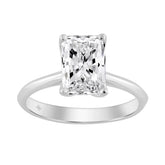 14K WHITE GOLD 2.00CT RADIANT DIAMOND LADIES SOLITAIRE RING