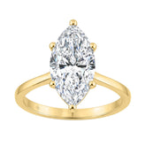 14K YELLOW GOLD 3.00CT MARQUISE DIAMOND LADIES SOLITAIRE RING (CENTER STONE MARQUISE DIAMOND 3CT