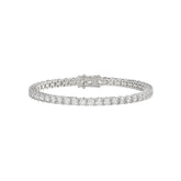 Elegant 10K White Gold 5.00Ct Round Diamond Tennis Bracelet For Women (Color F-G Clarity Vs1/Vs2)
