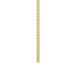 14K YELLOW GOLD 4.00CT 16'' ROUND DIAMOND LADIES TENNIS NECKLACE