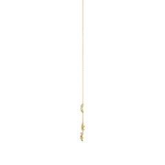 Luxury 10K Yellow Gold Ladies Necklace With Sparkling Round Diamonds. A Refined And Elegant 0.33 Ct Jewelry Piece For Her.