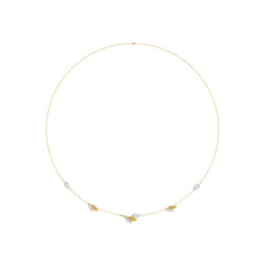 Luxury 10K Yellow Gold Ladies Necklace With Sparkling Round Diamonds. A Refined And Elegant 0.33 Ct Jewelry Piece For Her.
