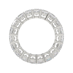 LADIES ETERNITY BAND 4 3/4CT PRINCESS DIAMOND 14K WHITE GOLD