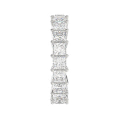 LADIES ETERNITY BAND 4 3/4CT PRINCESS DIAMOND 14K WHITE GOLD
