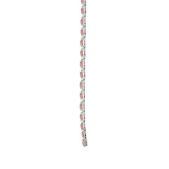 LADIES NECKLACE 15CT ROUND/PEAR/OVAL DIAMOND 14K WHITE/ROSE GOLD 