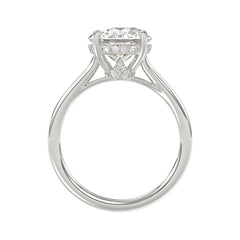 14K WHITE GOLD 4 3/8CT ROUND DIAMOND LADIES BRIDAL SET (CENTER STONE ROUND DIAMOND 3.00CT)