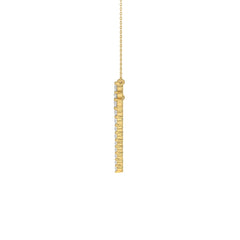 10K Yellow Gold 1/3Ct Round Diamond Y Shape Necklace Elegant Women Fine Jewelry (Color F-G -Clarity Vs1/Vs2)