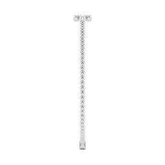 9K WHITE GOLD 1/6CT ROUND DIAMOND LADIES BANGLE