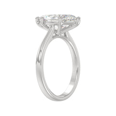 14K WHITE GOLD 1 1/2CT MARQUISE DIAMOND SOLITAIRE RING 