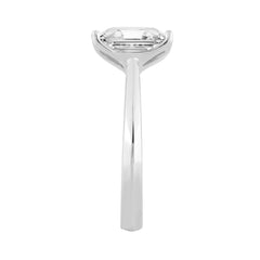 14K WHITE GOLD 3.00CT RADIANT DIAMOND LADIES SOLITAIRE RING