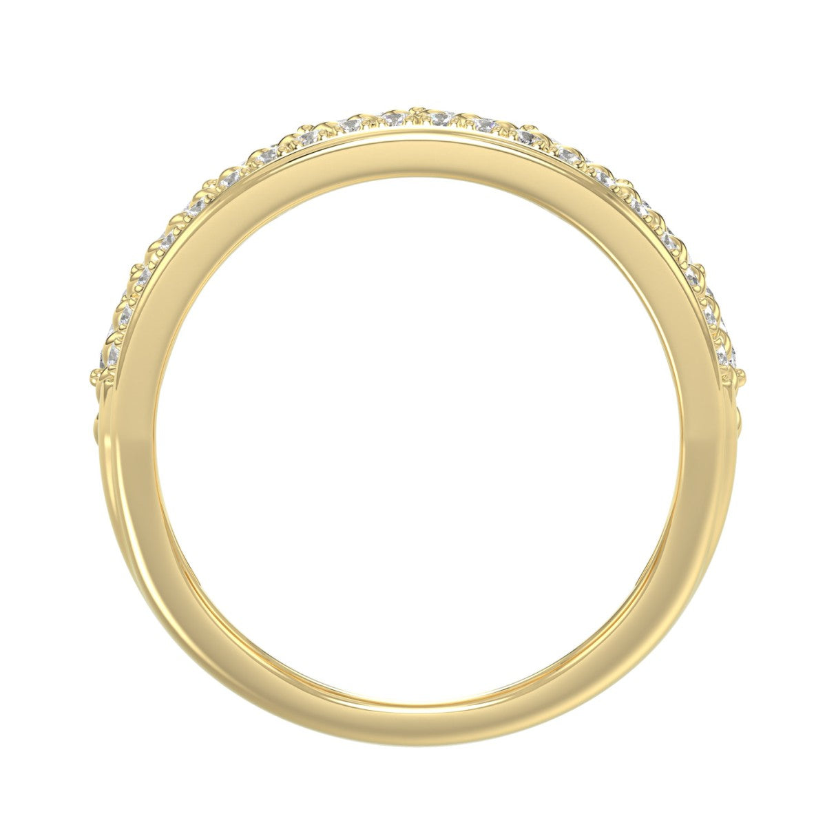 14K Yellow Gold Ladies Fashion Ring with 1.00 CT Round & Marquise Diamonds