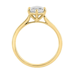 14K YELLOW GOLD 2 1/2CT MARQUISE DIAMOND LADIES SOLITAIRE RING (CENTER STONE MARQUISE DIAMOND 2 1/2CT