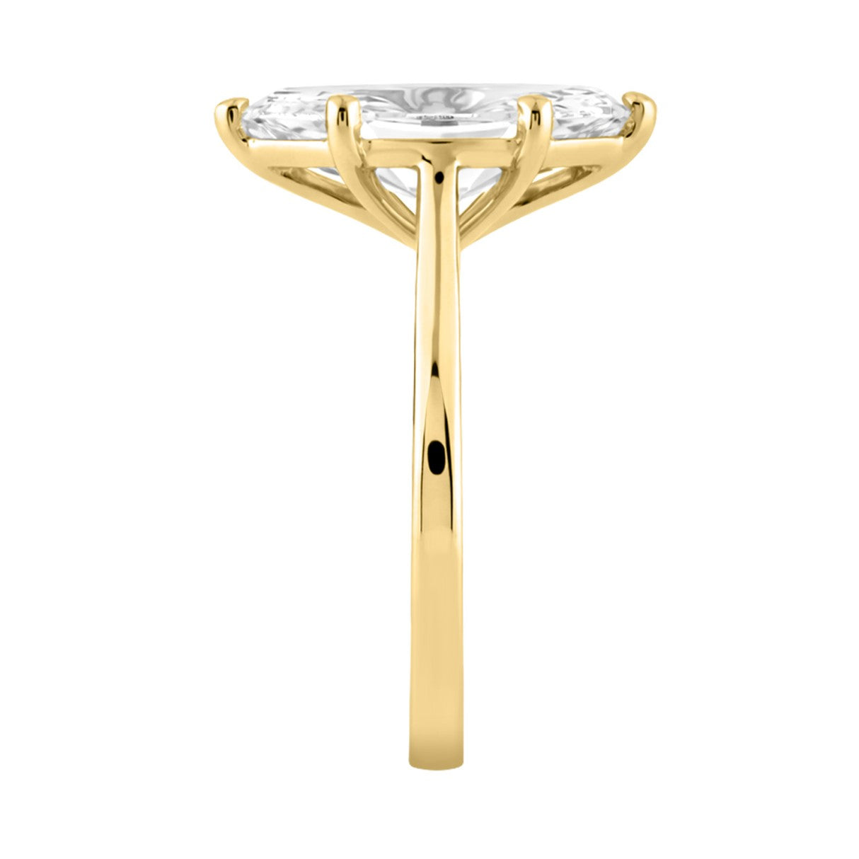 14K YELLOW GOLD 2 1/2CT MARQUISE DIAMOND LADIES SOLITAIRE RING (CENTER STONE MARQUISE DIAMOND 2 1/2CT