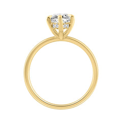 14K YELLOW GOLD 3 1/6CT MARQUISE DIAMOND LADIES RING (CENTER STONE MARQUISE DIAMOND 3.00CT)