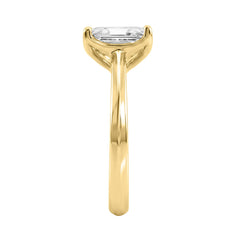 14K YELLOW GOLD 2 1/2CT RADIANT DIAMOND LADIES RING 
