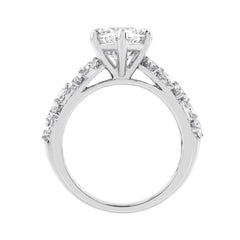 Luxury 14K White Gold Diamond Ring 6 1/4Ct Marquise Center Stone With Pear &amp; Round Diamonds, Women Fashion Engagement Ring (Color F-G -Clarity Vs1/Vs2)